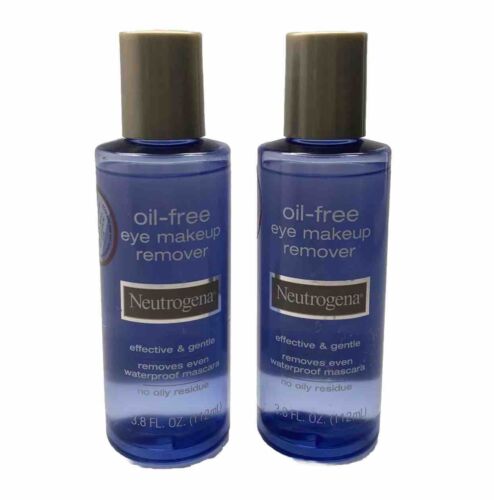 Neutrogena Oil Free Eye Makeup Remover(2 Pack Bundle)  3.8 oz NEW