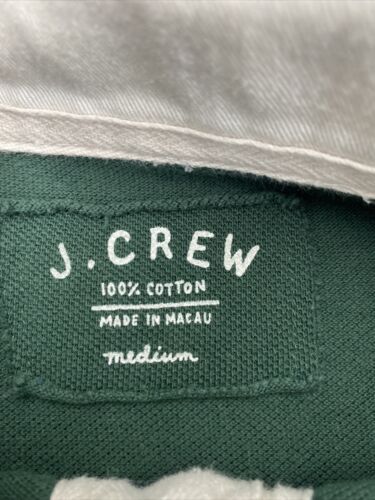 VTG J. Crew Mens Polo Shirt Short Sleeve Sz M East Hampton Rowing Club #31