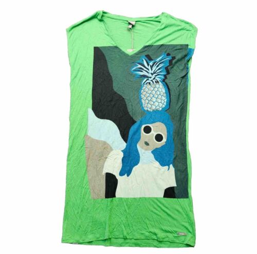 NWT Bench Urban Wear Womens Tank Dress (Size Small) Character Green Pineapple