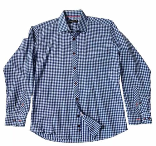 Jared Lang Button Down Mens Shirt M