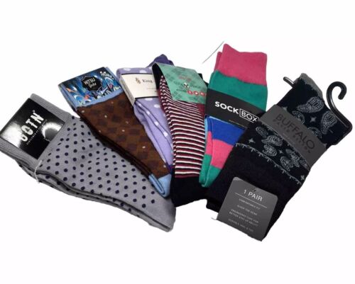 Mens Sock Bundle 6-12 Fun socks For Men