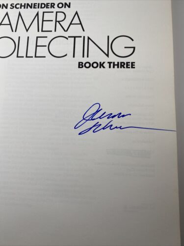 Jason Schneider on Camera Collecting by Jason Schneider (1985) Signed