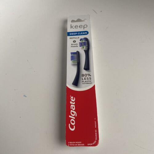 Colgate Keep Deep Clean Refills 2 Pc Replacement Brush Heads