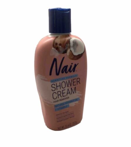 Nair Hair Remover Sensitive Formula Shower Power with Coconut Oil 12.6 Ounces