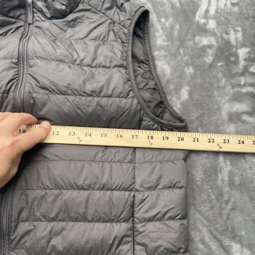 Uniqlo Ultra Light Down Full Zip Puffer Vest - Mens Medium Gray