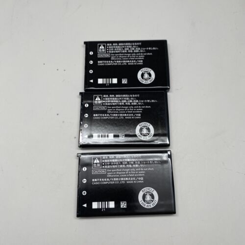 LOT OF 3  Genuine Casio NP-20 Lithium Rechargeable Battery