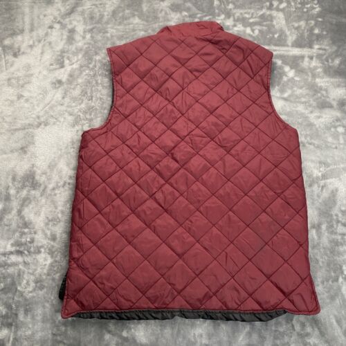 Original Weatherproof 1948 Quilted Vest Size Wine 100% Nylon Size M