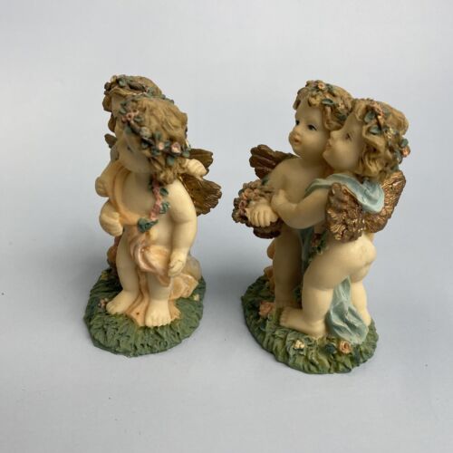 Figurine of Two young Angels, Resin (2 Pack)