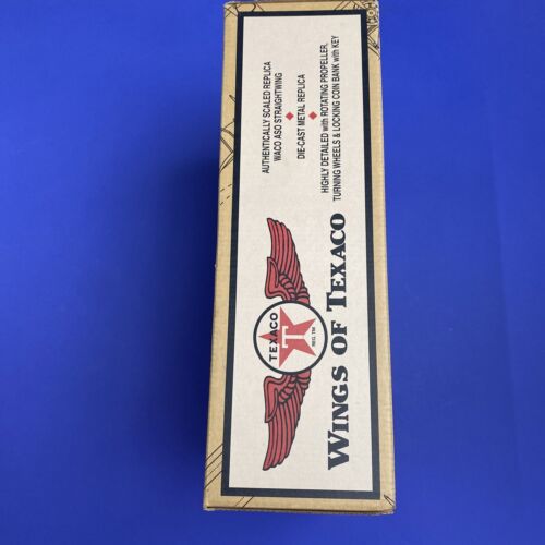 WINGS OF TEXACO "WACO STRAIGHTWING" 1929 WACO ASO BANK  #13 IN A SERIES 21564P