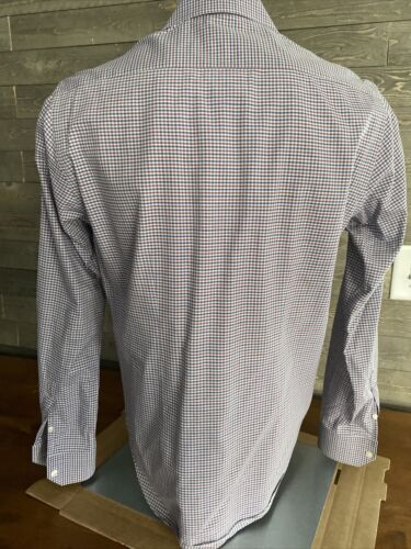 Cultura Mens Dress Shirt Size M 15.5 Italian Made