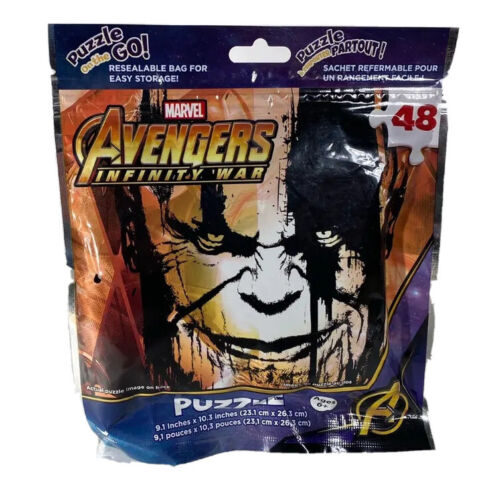 Marvel Avengers Puzzle On the Go Infinity War 48 Piece Puzzle Set