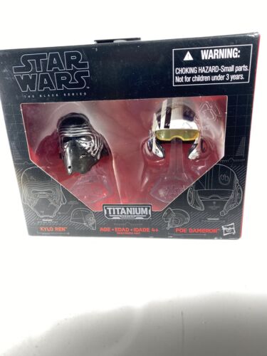 Star Wars Black Series Titanium Series Helmet 2 Pack - Choose from 4 Styles!