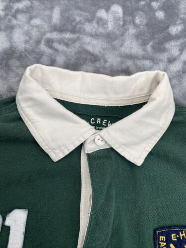 VTG J. Crew Mens Polo Shirt Short Sleeve Sz M East Hampton Rowing Club #31