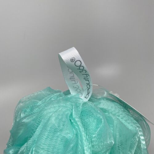 Beauty 360 Gentle Exfoliating Bath Pouf Sponge Shower Green