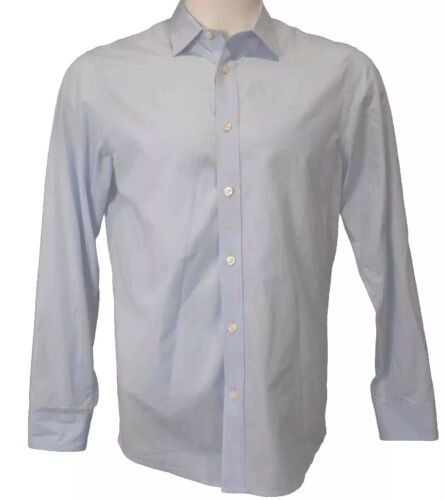 Michael Kors Blue Mens Casual Dress Shirt (Size S)