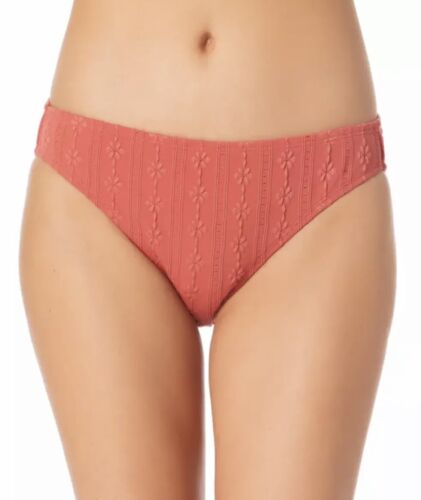 Bikini Swim Bottoms Textured Coral Juniors Size LARGE CALIFORNIA WAVES $19