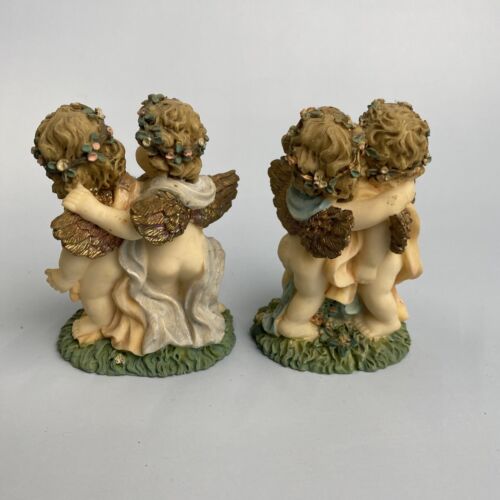 Figurine of Two young Angels, Resin (2 Pack)