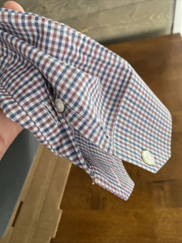 Cultura Mens Dress Shirt Size M 15.5 Italian Made