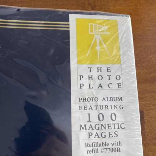 Vintage The Photo Place ~100 Page “Magnetic” Photo Album New In Wrapper