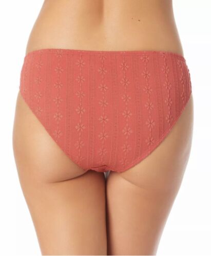 Bikini Swim Bottoms Textured Coral Juniors Size Medium CALIFORNIA WAVES $19