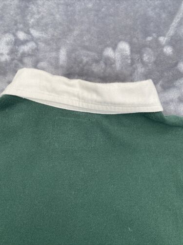 VTG J. Crew Mens Polo Shirt Short Sleeve Sz M East Hampton Rowing Club #31