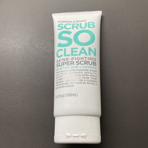 Formula 10.0.6 Scrub So Clean Acne-Fighting Super Scrub, Salicylic Acid, 6/2023