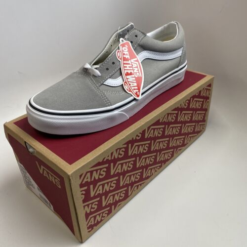 Vans Old Skool Drizzle/True White(Gray) Skate Shoe Mens Size 7.5 Wms 9