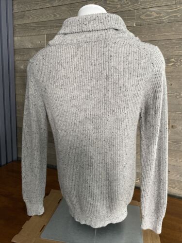 Immagini Men's Fishermans Sweater (size S) Made In Italy Wool Blend Gray