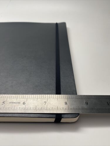 Moleskine 8 1/2 X 11 Inch Black Notebook Dotted Pages Soft Cover (X-Large)