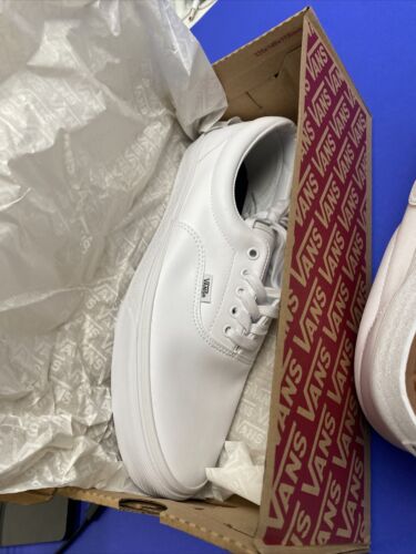 *NEW* Unisex VANS Era Classic Tumble Shoe Leather True White (VN0A38FRODJ) 12