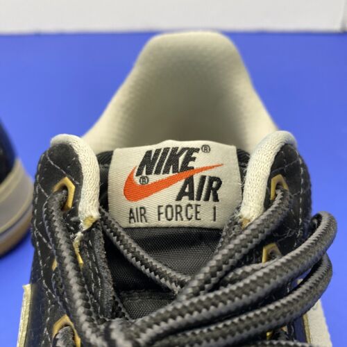 Size 9.5 - Nike Air Force 1 Black Checkered