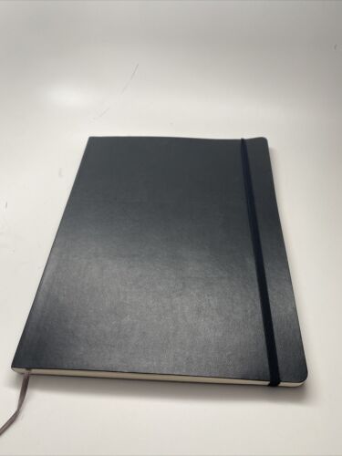 Moleskine 8 1/2 X 11 Inch Black Notebook Dotted Pages Soft Cover (X-Large)