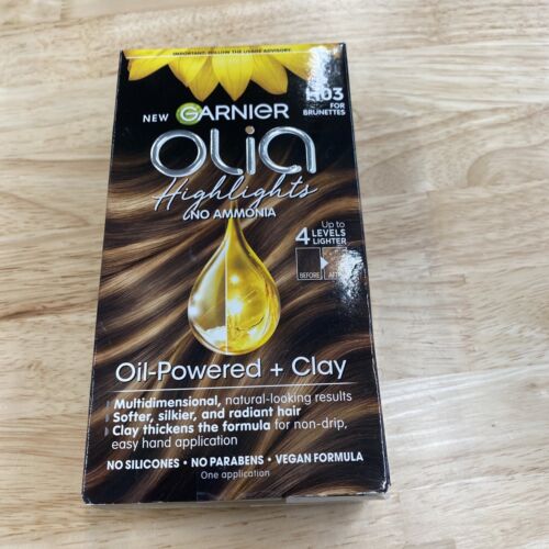 Garnier Olia Highlights H03 For Brunettes Beautiful Luxurious Hair Oil Clay