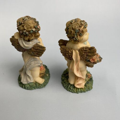 Figurine of Two young Angels, Resin (2 Pack)