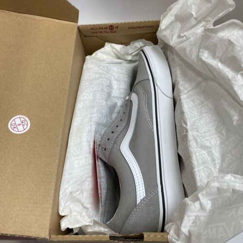 Vans Old Skool Drizzle/True White(Gray) Skate Shoe Mens Size 7.5 Wms 9