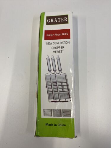 Kitchen Grater With 3 Attachments