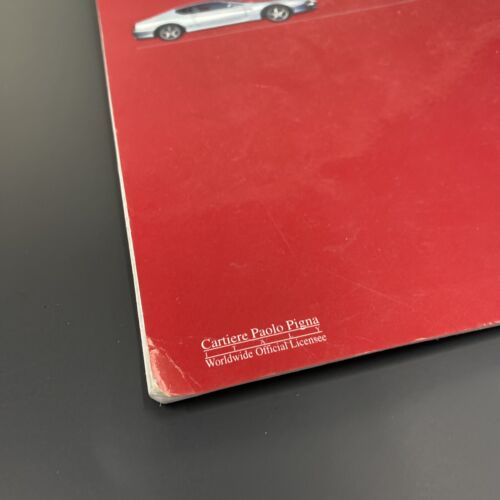 Ferrari Notebook 456 GT Made In Italy Vintage 1998