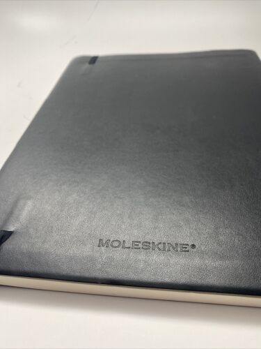 Moleskine 8 1/2 X 11 Inch Black Notebook Dotted Pages Soft Cover (X-Large)