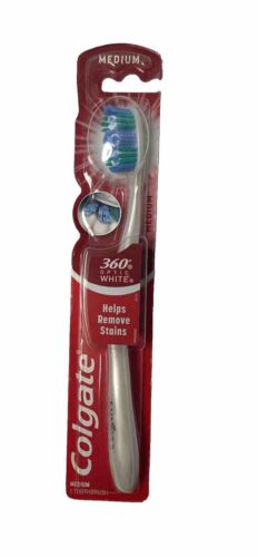 Colgate 360 Optic White Toothbrush - Medium - NEW