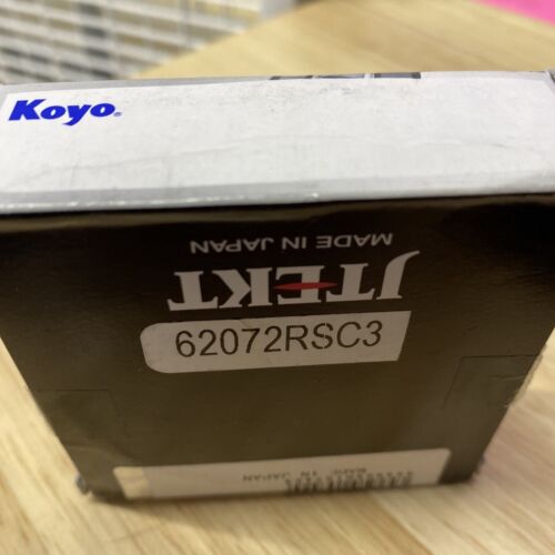 KOYO BEARING 62072RSC3 35 MM BORE 72 MM OD 17 MM WIDTH