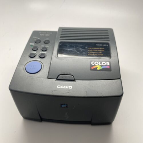 Casio Colour Photo Printer QG-100 Vintage Retro QV Color Untested