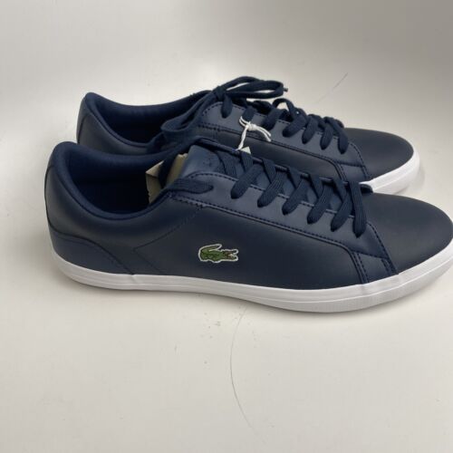 Lacoste Lerond Pro Bl 23 1 Cma Mens Blue Leather Lifestyle Sneakers Shoes SZ 10