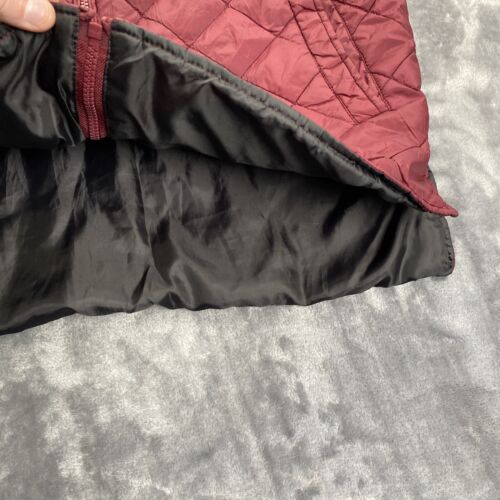 Original Weatherproof 1948 Quilted Vest Size Wine 100% Nylon Size M