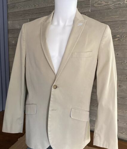 Inc International Concepts Mens Blazer Size MEDIUM Beige Khaki