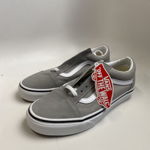 Vans Old Skool Drizzle/True White(Gray) Skate Shoe Mens Size 6 / 7.5