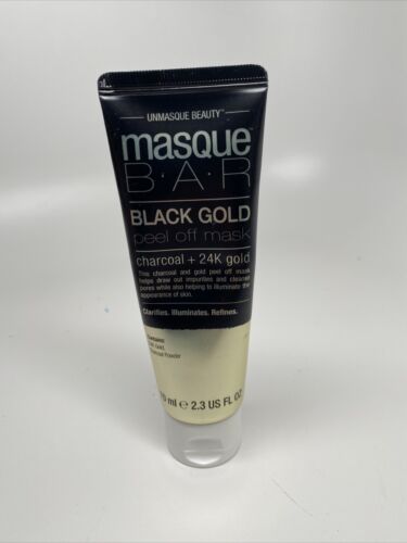 Masque Bar Black Gold Peel Off Mask Charcoal + 24K Gold 2.3 fl. oz.