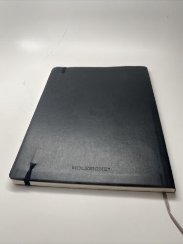 Moleskine 8 1/2 X 11 Inch Black Notebook Dotted Pages Soft Cover (X-Large)