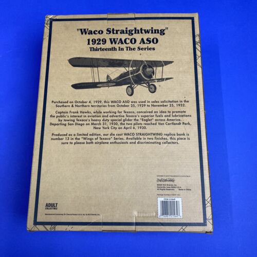 Wings of Texaco Waco Straightwing 1929 WACO ASO 13-th In Series Diecast NC608N