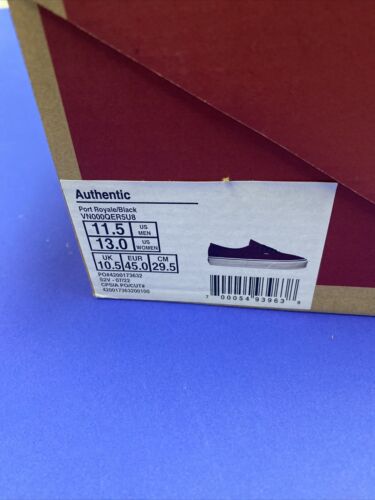 Vans Authentic Sneakers Port Royale New Size 11.5 / 13