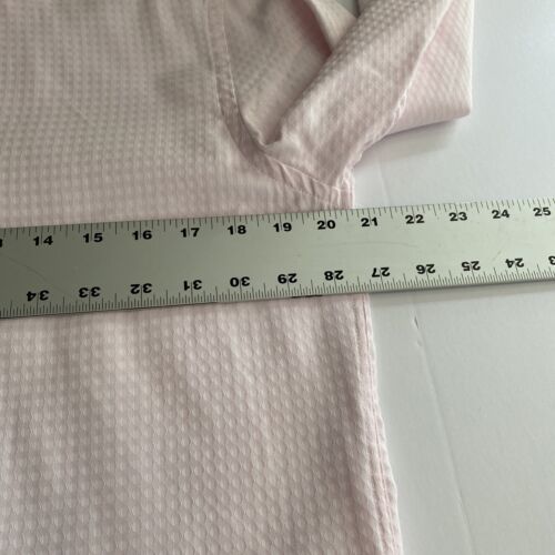 Report Collection  Long Sleeve Button-down Dress Shirt Pink (blue Trim) Medium